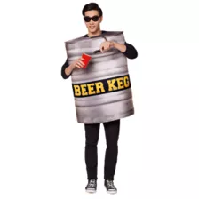 Adult Beer Keg Costume at Spirit Halloween