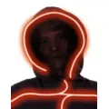 Kids Orange Light-Up Stick Figure Costume at Spencer's