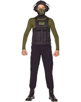 Spirit Halloween Disfraz de vestido militar para adultos