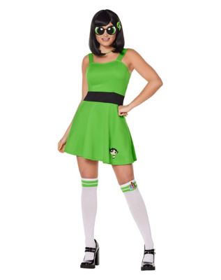 Buttercup Youth T-Shirt Cosplay Costume Halloween PPG Powerpuff Power Puff  Girls