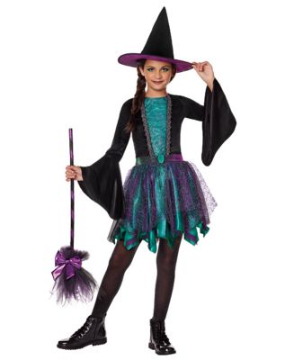 Spirit Halloween Kids Dark Coven Witch Costume S Clothing Shoes   01572734 A