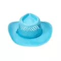 Blue Straw Cowboy Hat at Spirit Halloween