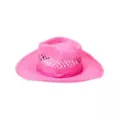 Pink Straw Cowboy Hat at Spirit Halloween