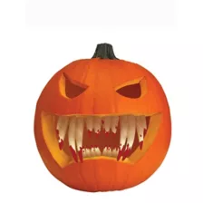 Bloody Pumpkin Fangs - 7 Pack at Spirit Halloween