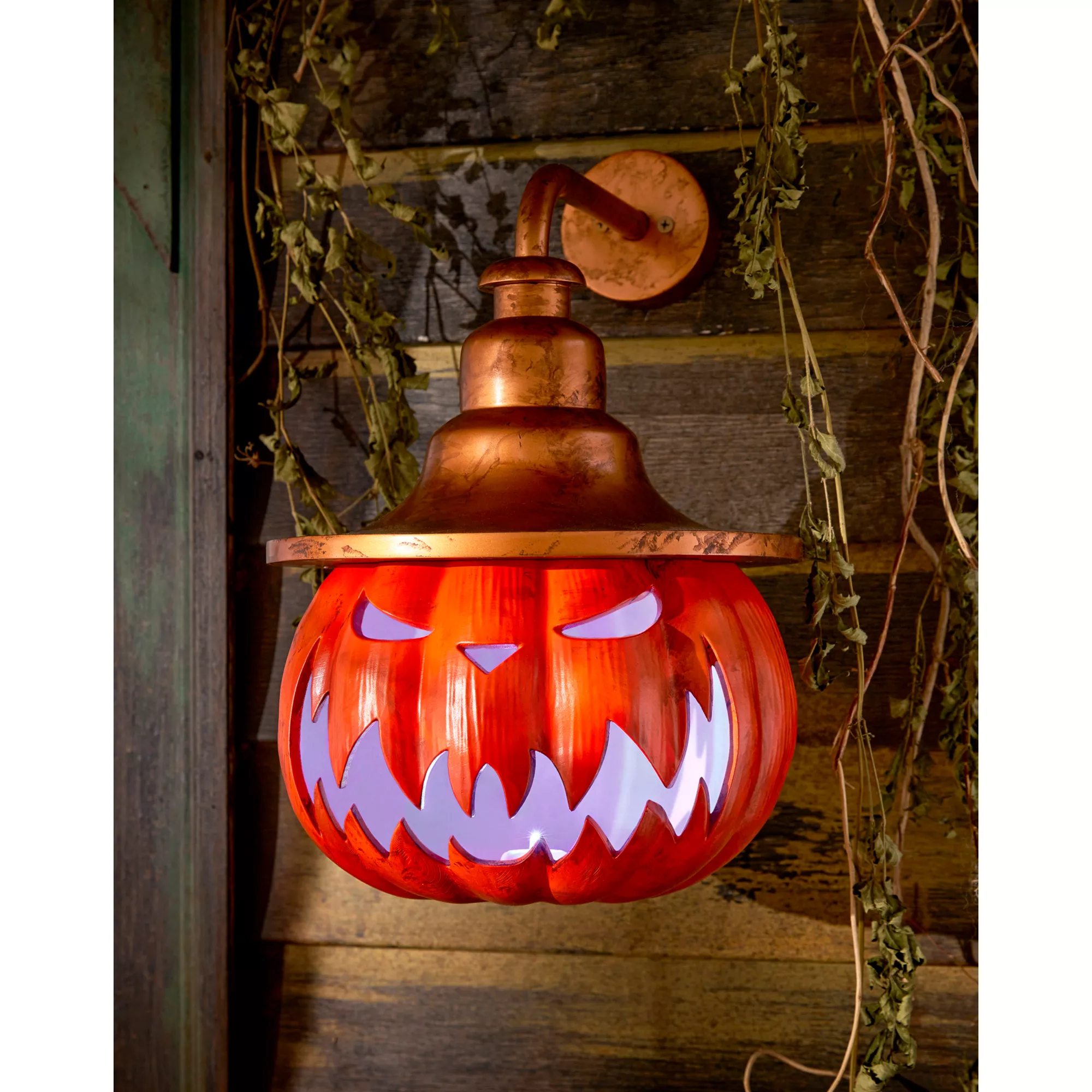 Color-Changing Hanging Pumpkin Light at Spencer's