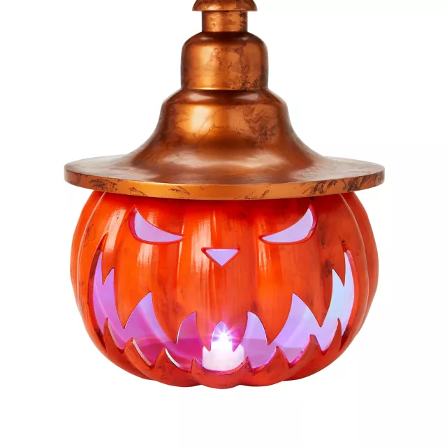 Color-Changing Hanging Pumpkin Light - Spirithalloween.com