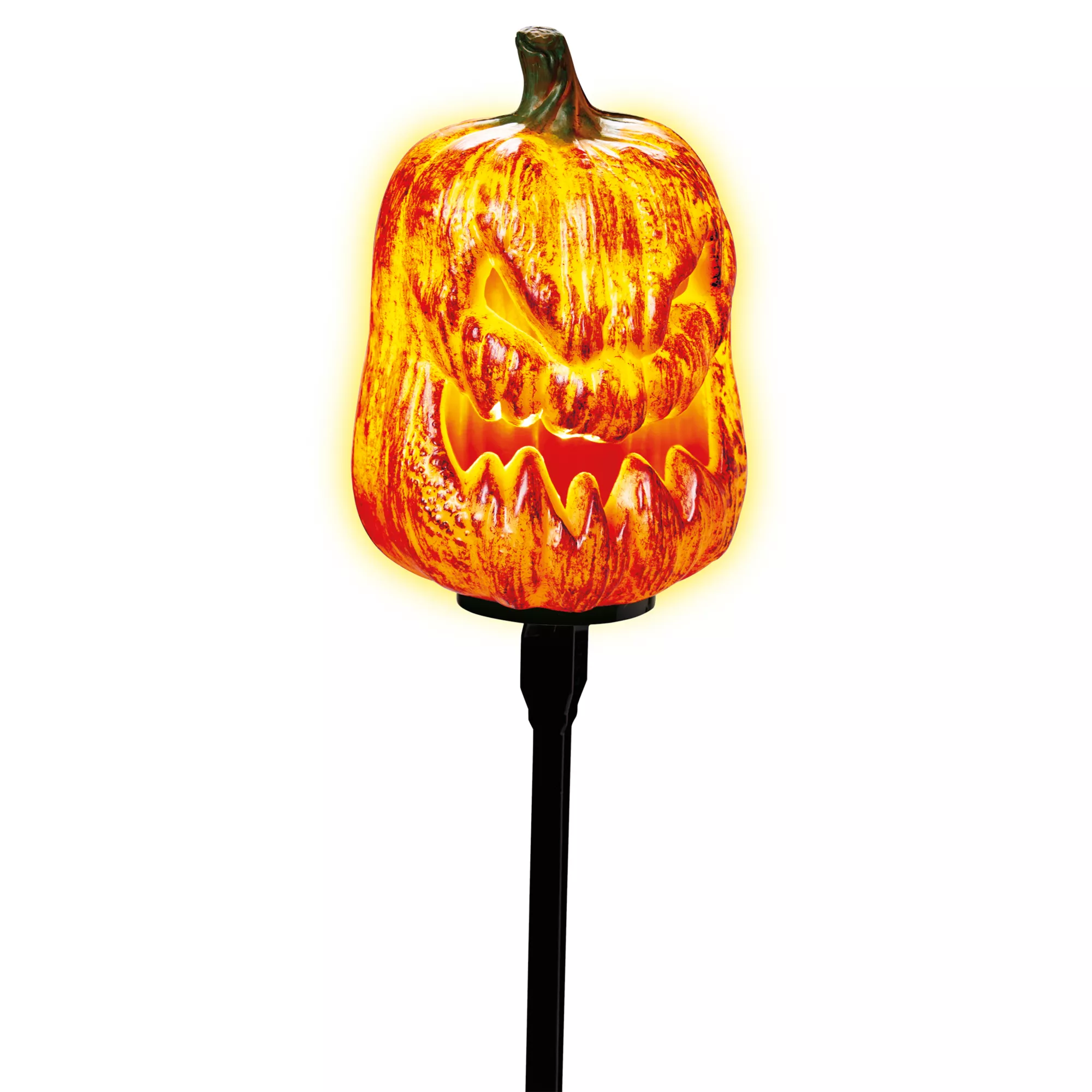 Light-Up LED Spooky Pumpkin Pathway Markers at Spencer's