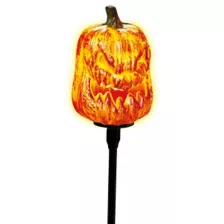 Light-Up LED Spooky Pumpkin Pathway Markers at Spencer's