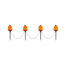 Light-Up LED Spooky Pumpkin Pathway Markers at Spencer's