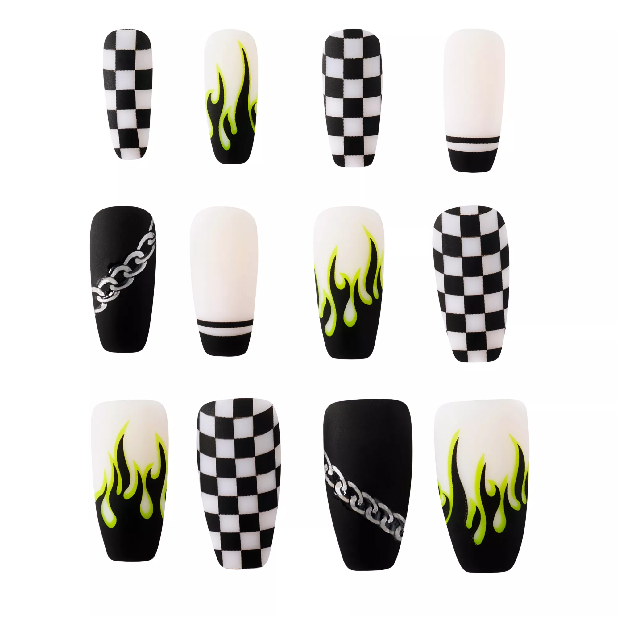 Punk Rock Press-On Nails at Spencer's