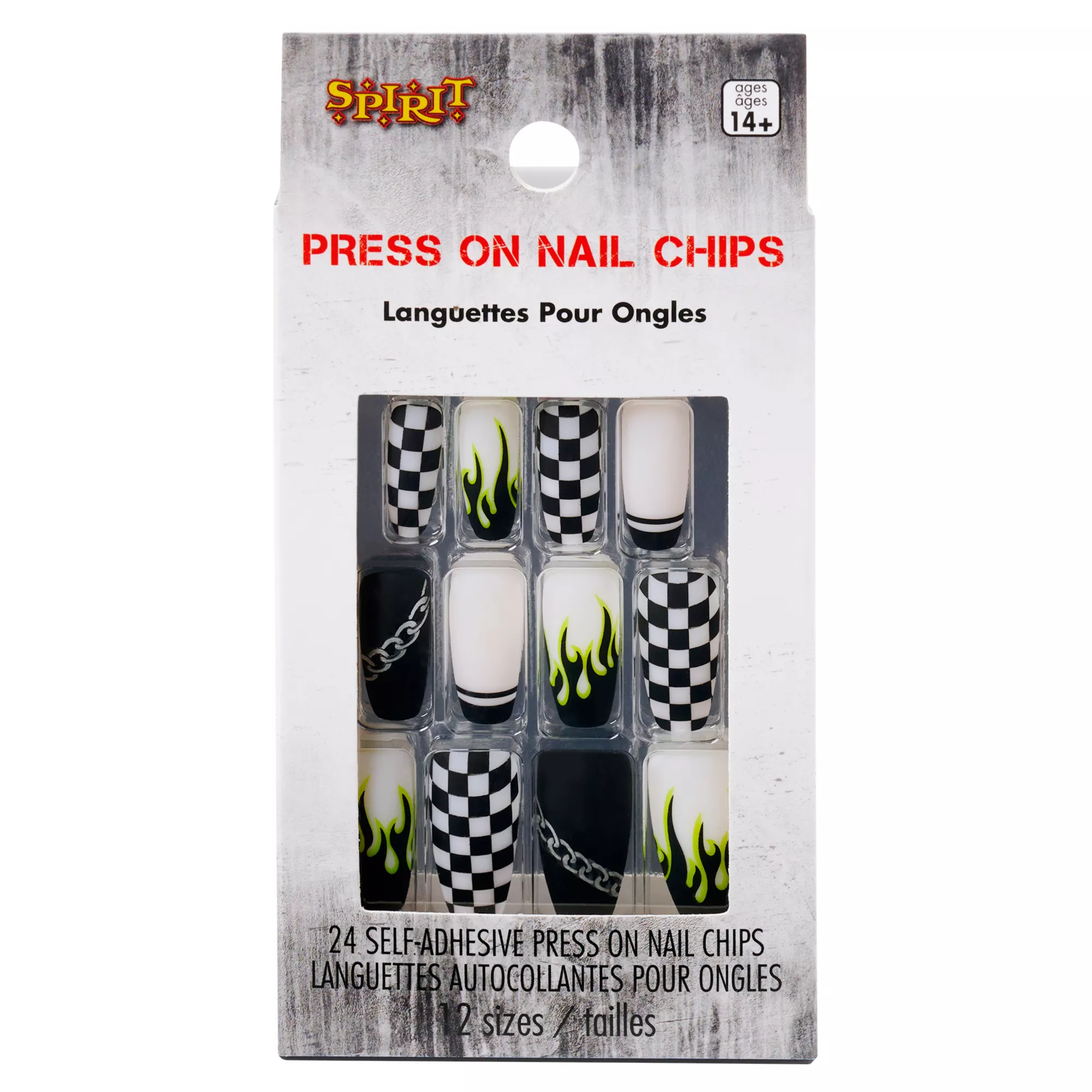 Punk Rock Press-On Nails at Spencer's