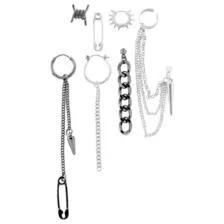 Punk Mismatched Earring Set - 7 Pack at Spirit Halloween