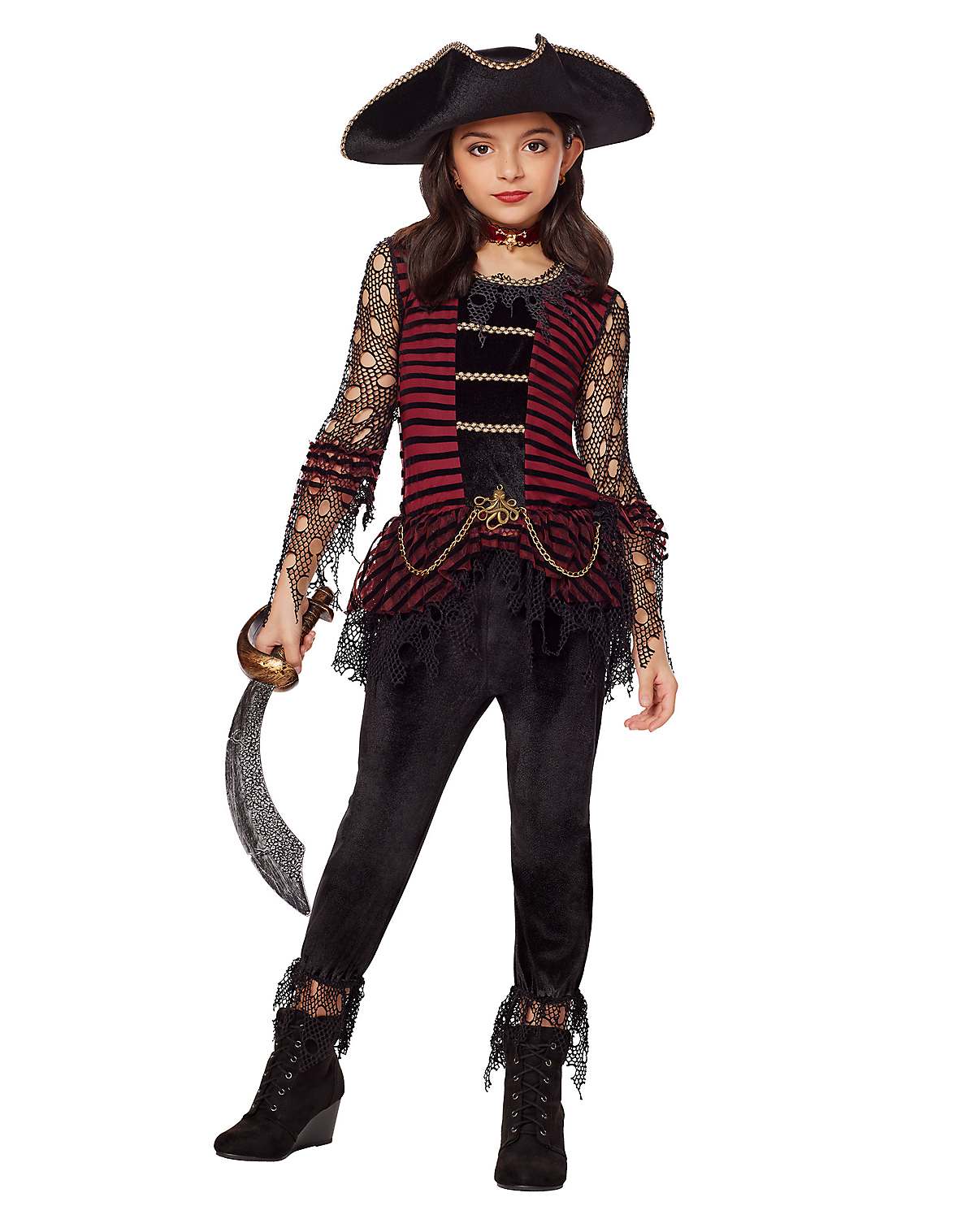 Kids Dark Pirate Costume