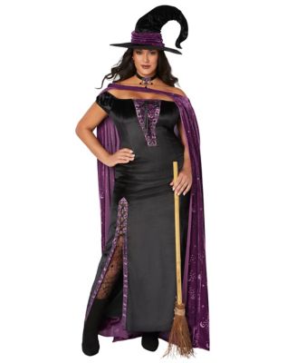 Women's Plus Size Witch Costume Dress