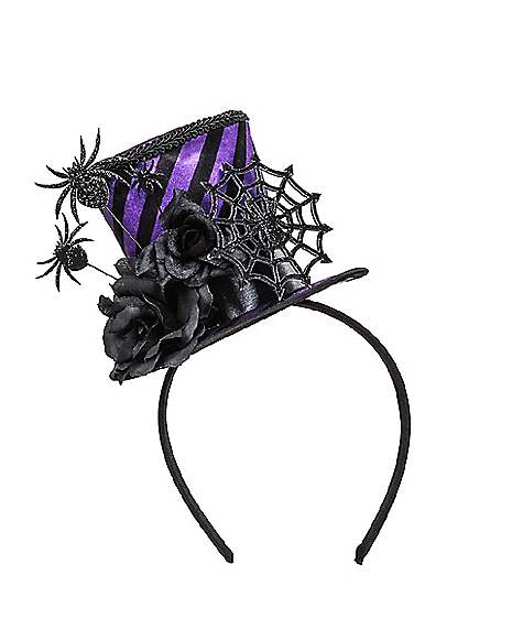 Spider Mini Top Hat Headband - Spirithalloween.com
