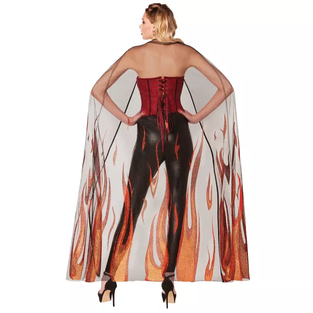 Adult Gothic Devil Cape at Spirit Halloween