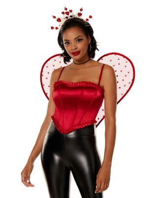 Buy Black Heart Cupid Costume Size S/M Online in India 