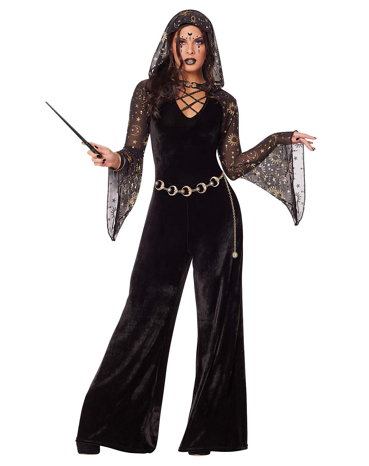 Adult Spellbinding Witch Jumpsuit Costume