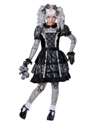 SCARY! Creepy Doll Anna Belle Plus Size Halloween Costume Sizes S