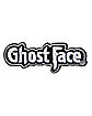 Ghost Face Patch and Pin Set