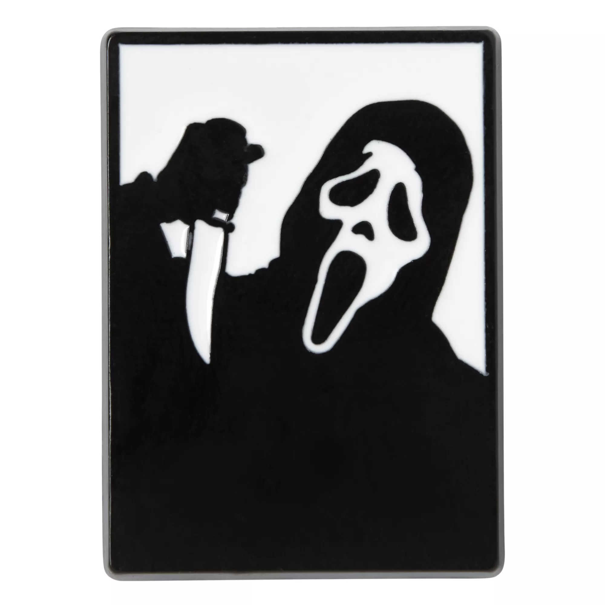 Ghost Face Patch and Pin Set at Spencer's
