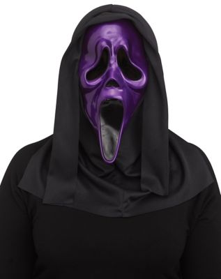 Muldyr sukker Envision Purple Metallic Ghost Face Full Mask - Spirithalloween.com