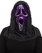 Purple Metallic Ghost Face Full Mask