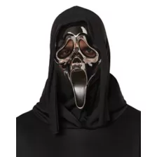 Chrome Ghost Face Full Mask at Spencer's