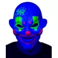 Black Light Neon Clown Full Mask at Spirit Halloween