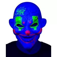 Black Light Neon Clown Full Mask at Spirit Halloween