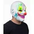 Black Light Neon Clown Full Mask at Spirit Halloween