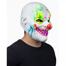 Black Light Neon Clown Full Mask at Spirit Halloween