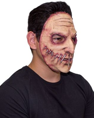 Stitched Smile Half Mask