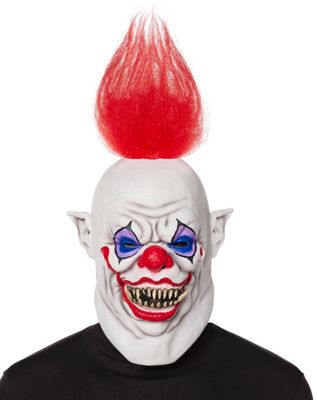 embargo sangtekster Baglæns Oversized Scary Clown Full Mask - Spirithalloween.com