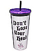 Don't Lose Your Head Cup with Straw 20 oz. - Hocus Pocus