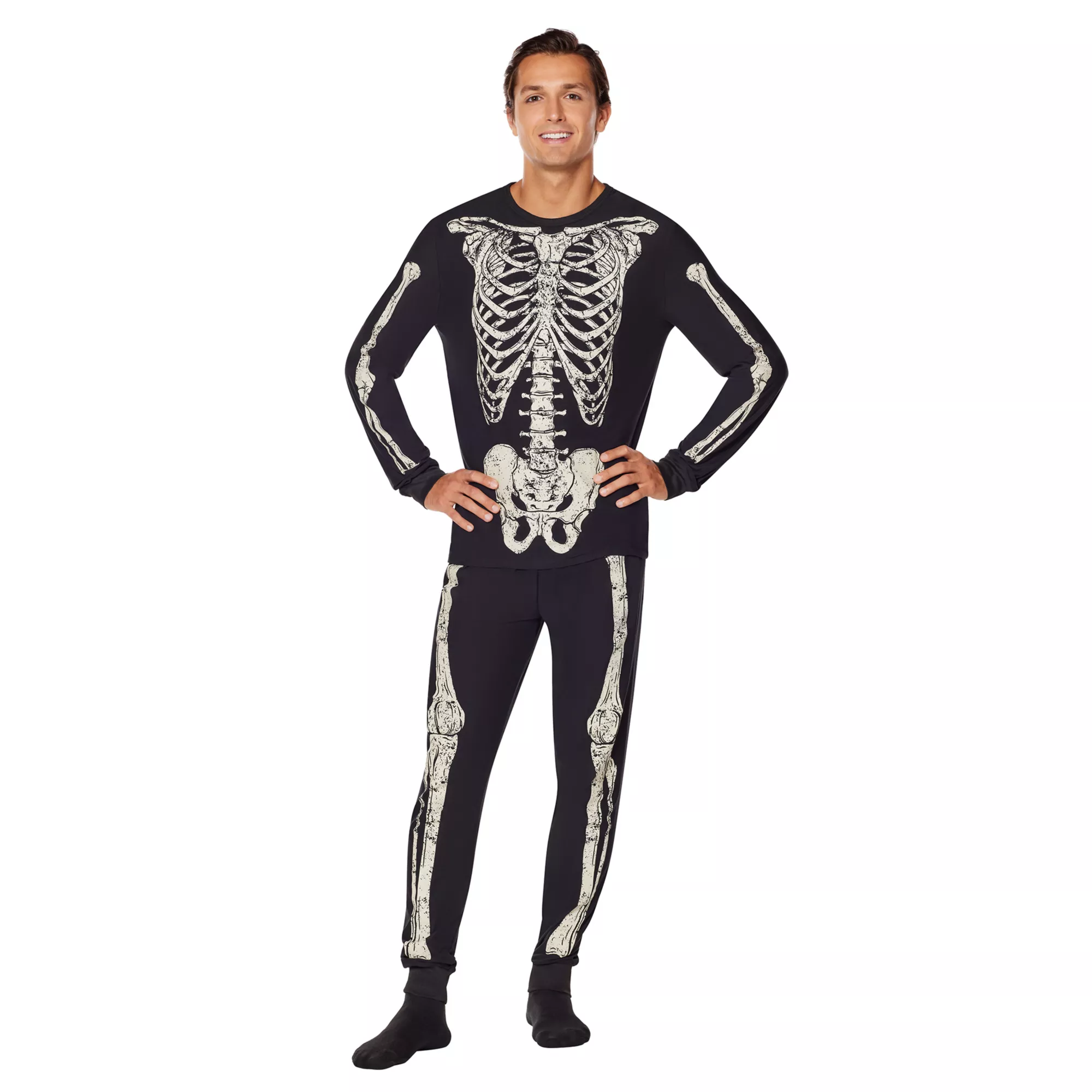 Skeleton Pajama Set at Spencer's