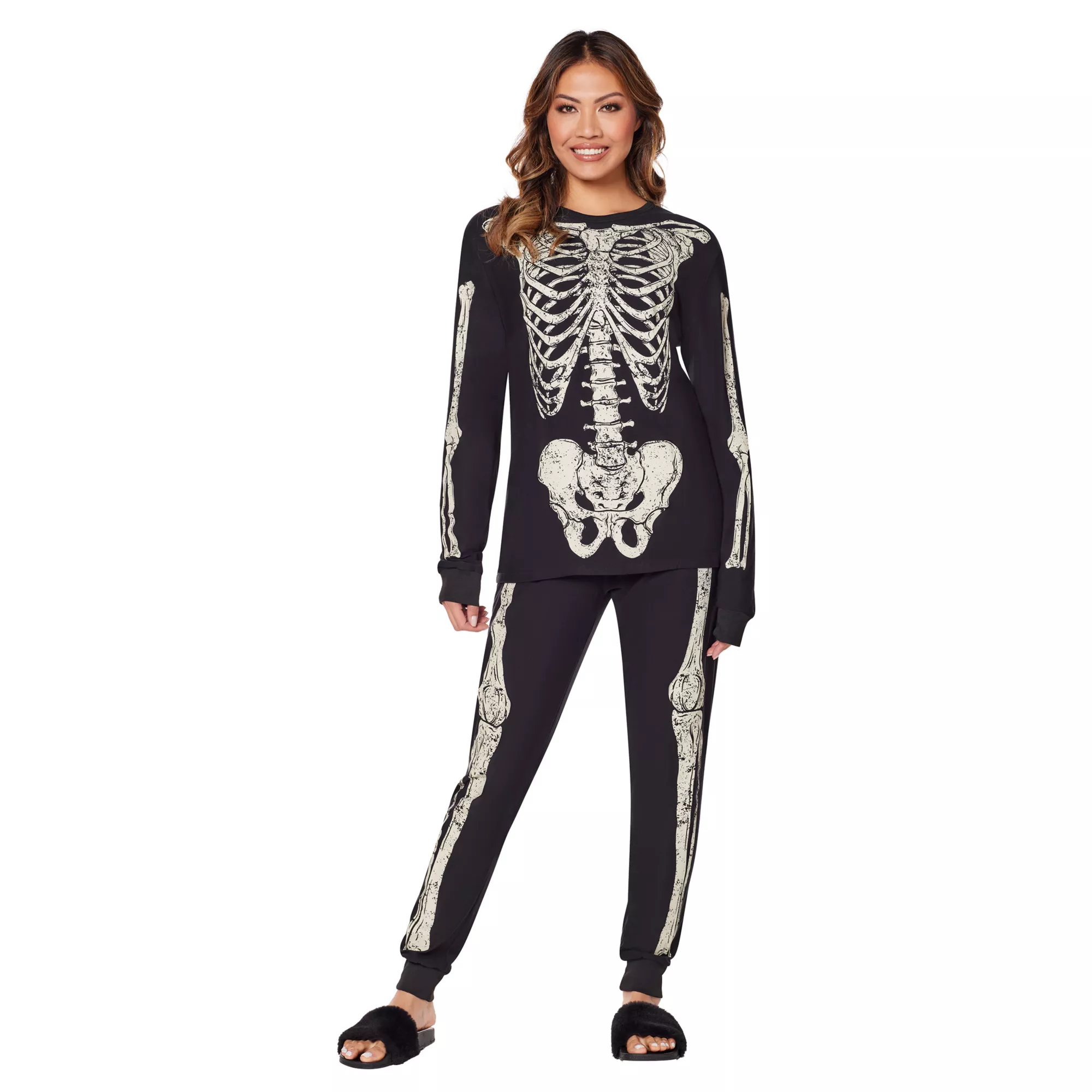 Skeleton Pajama Set at Spencer's