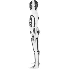 Black and White Skeleton Skin Suit Costume at Spirit Halloween