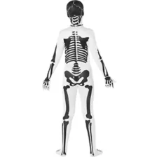 Black and White Skeleton Skin Suit Costume at Spirit Halloween