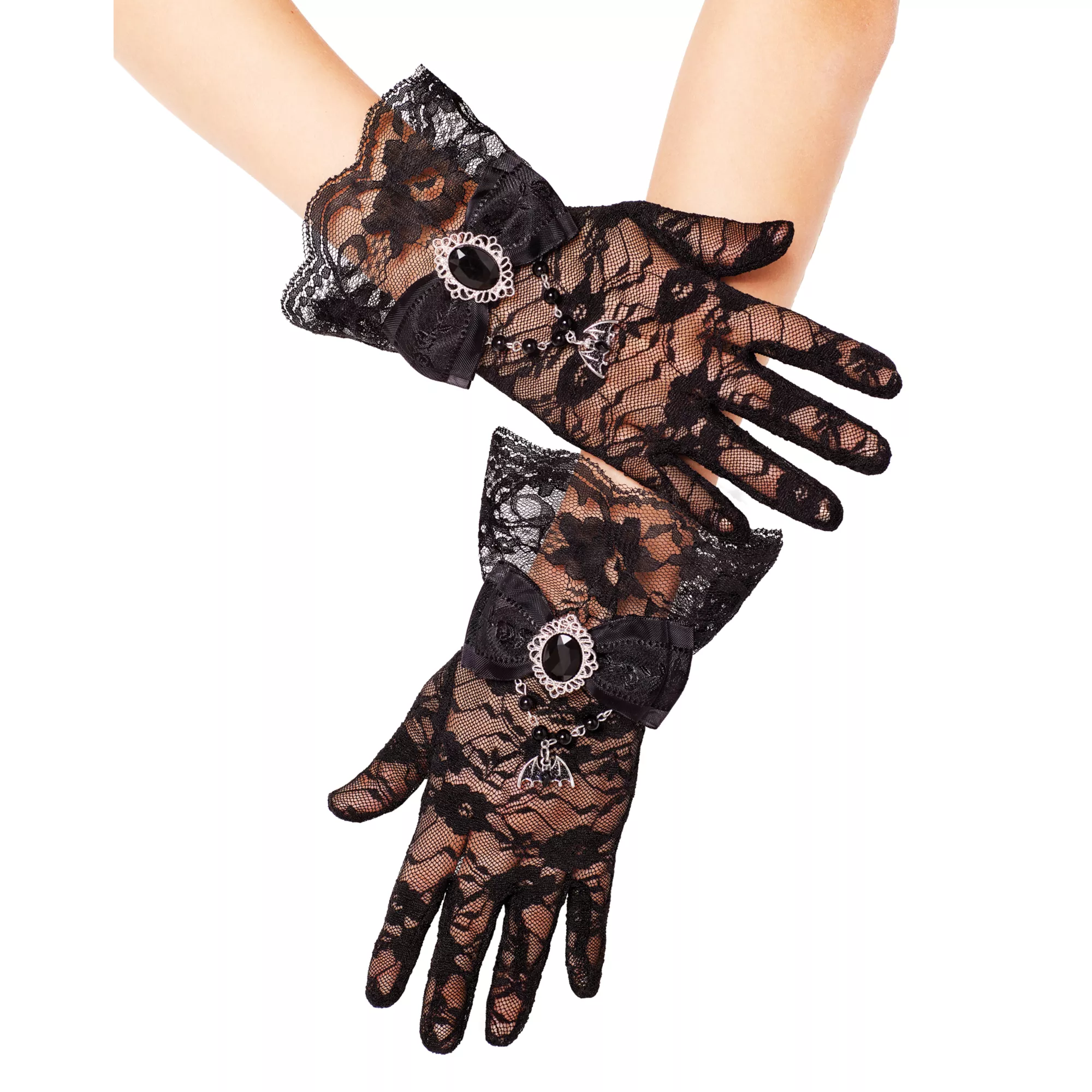 Lace Vampire Gloves at Spirit Halloween