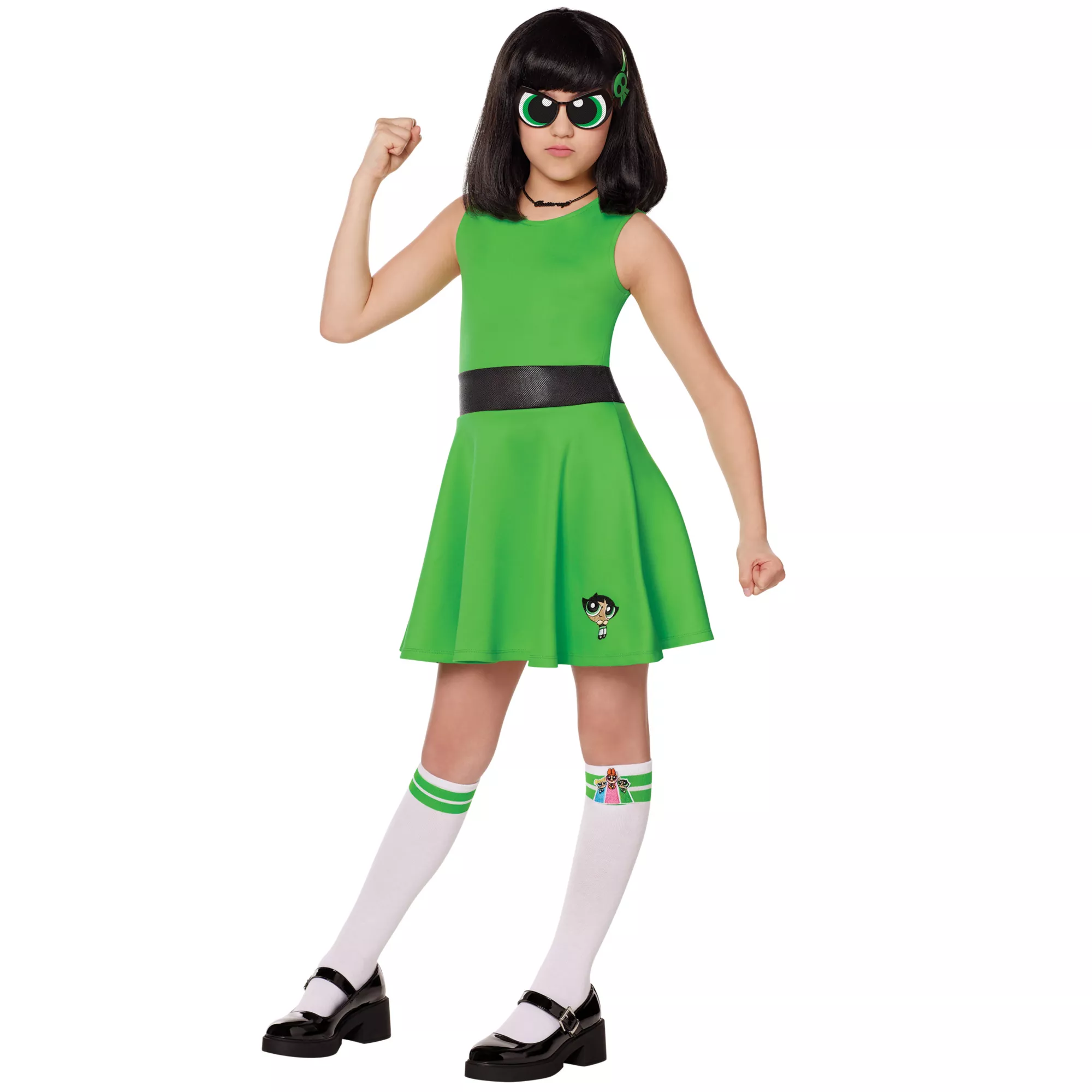 Kids Buttercup Dress Costume - The Powerpuff Girls at Spirit Halloween