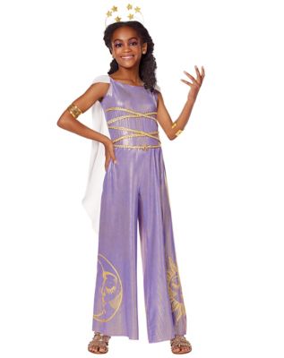 Party City Aladdin Jasmine Whole New World Costume for Children, Features a  Peacock Jumpsuit with a Cape