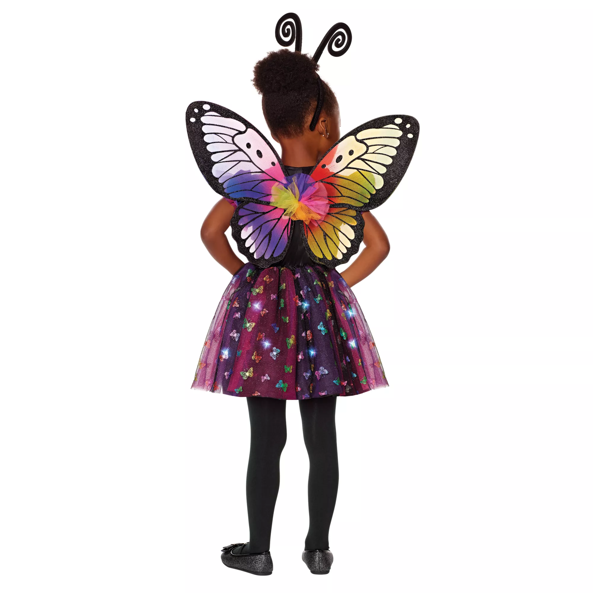 Toddler Light-Up Rainbow Butterfly Costume at Spirit Halloween