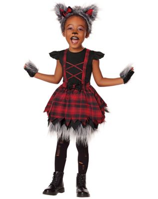 Zombie Girls Punk Rock Halloween Fancy Dress Kids Child Zombet Costume  Outfit