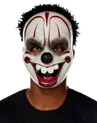 scary clown half mask