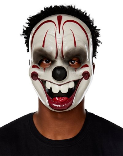 Vintage Scary Clown Half Costume Accessory by Spirit Halloween