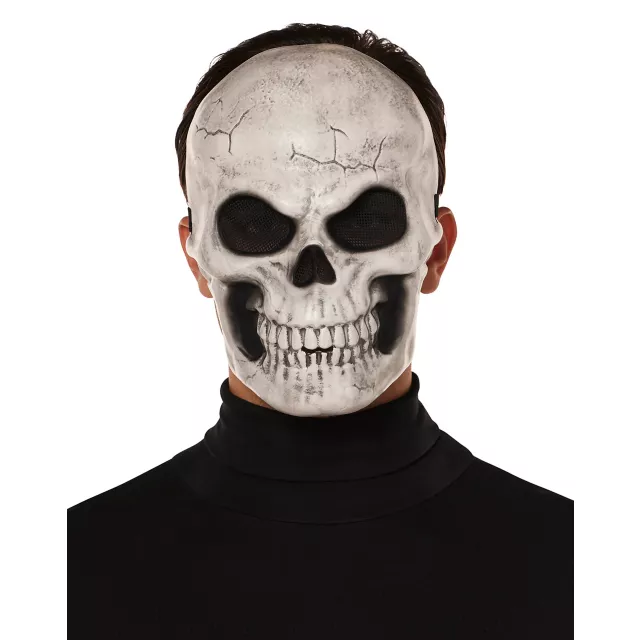 Sinister Skeleton Mask Adult Grey Sinister Skeleton Mask Adult Grey