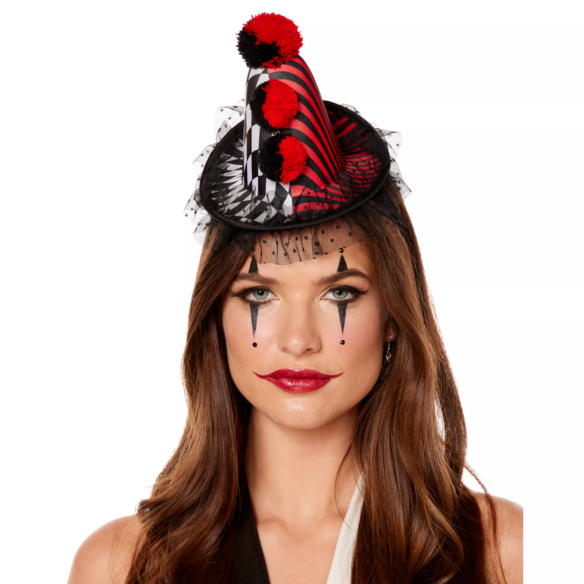 Scary Clown Mini Hat Headband at Spirit Halloween
