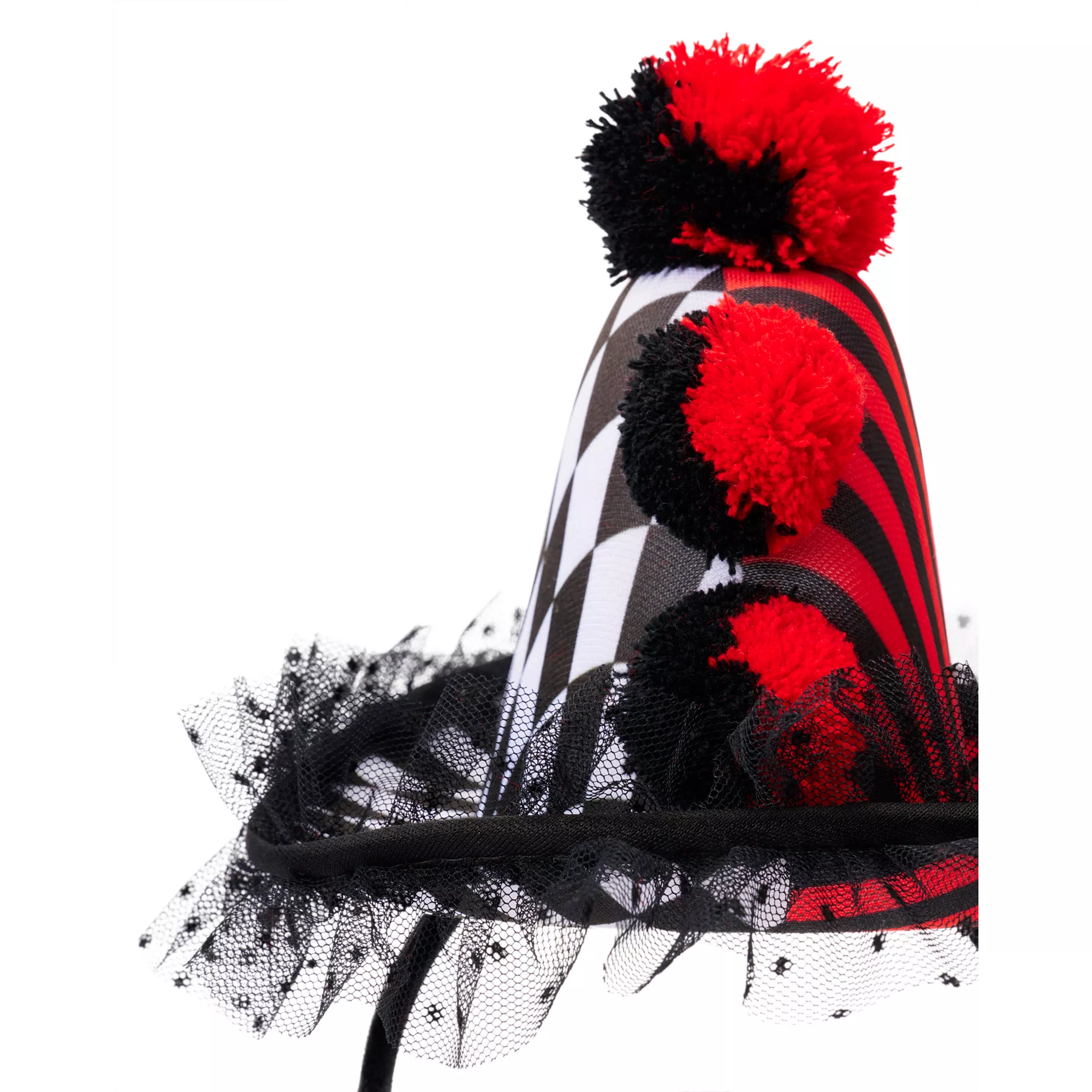 Scary Clown Mini Hat Headband at Spirit Halloween