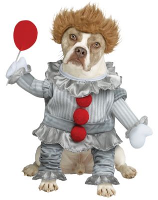 Evil Clown Pet Costume 